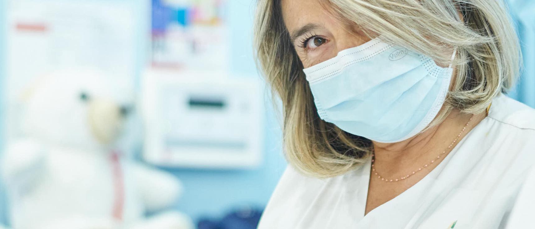 Gros plan sur une infirmière