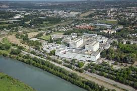 Vue aérienne du Centre Hospitalier d'Avignon