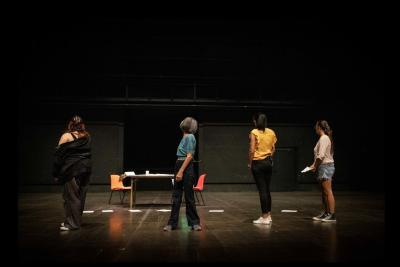 Atelier théâtral suivi par des femmes victimes de violences pris en charge au sein de la Maison Mazarine du Centre Hospitalier d'Avignon - Agrandir l'image 5 sur 5, fenêtre modale