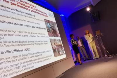 Présentation du Centre Hospitalier du Pays d'Apt lors des premières rencontres des acteurs de santé de Vaucluse le 12 avril 2024 - Agrandir l'image 8 sur 13, fenêtre modale