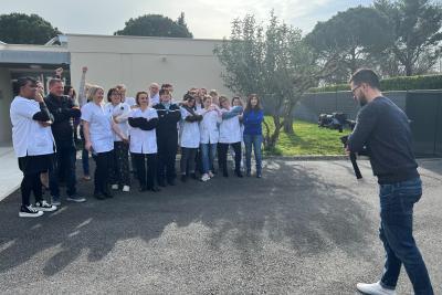 Making-of du tournage de la vidéo qui met en lumière la Maison Mazarine dans le cadre de la 2ème édition de l'opération H'ment fiers - Agrandir l'image 1 sur 5, fenêtre modale