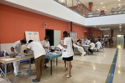 Des professionnels participent à une journée avec des animations - Agrandir l'image, fenêtre modale