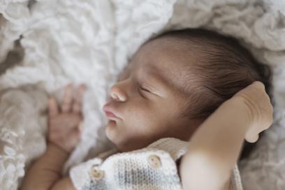 Portrait d'un nourrisson - Agrandir l'image, fenêtre modale