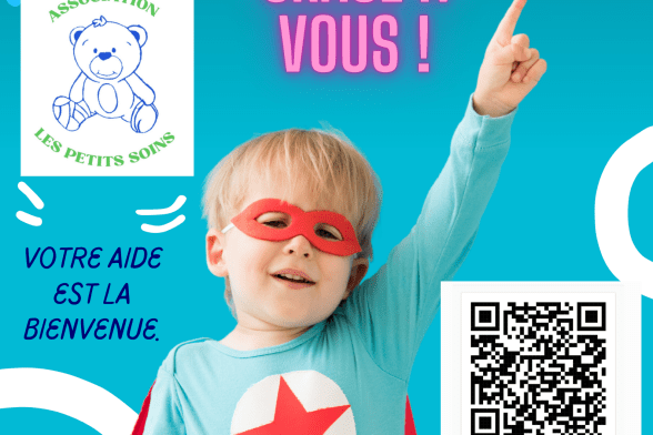 Affiche de présentation de l'association les petits soins - Agrandir l'image, fenêtre modale
